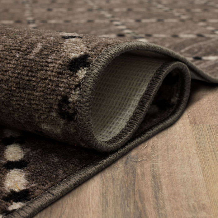 Kauai Aisha Brown & Gray Area Rug