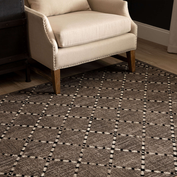 Kauai Aisha Brown & Gray Area Rug
