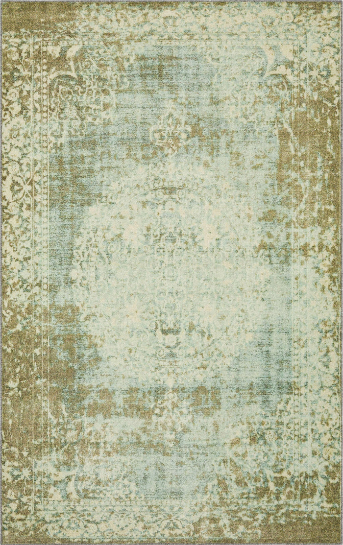 Technicolor Hanford White Area Rug