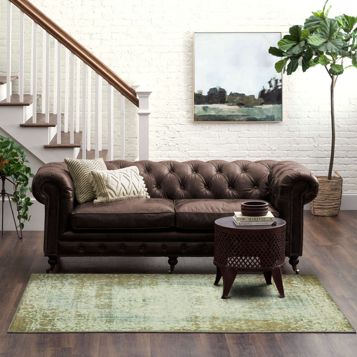 Technicolor Hanford White Area Rug
