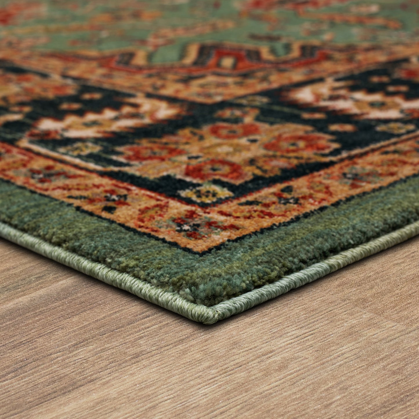 Karastan Spice Market Deir Aquamarine