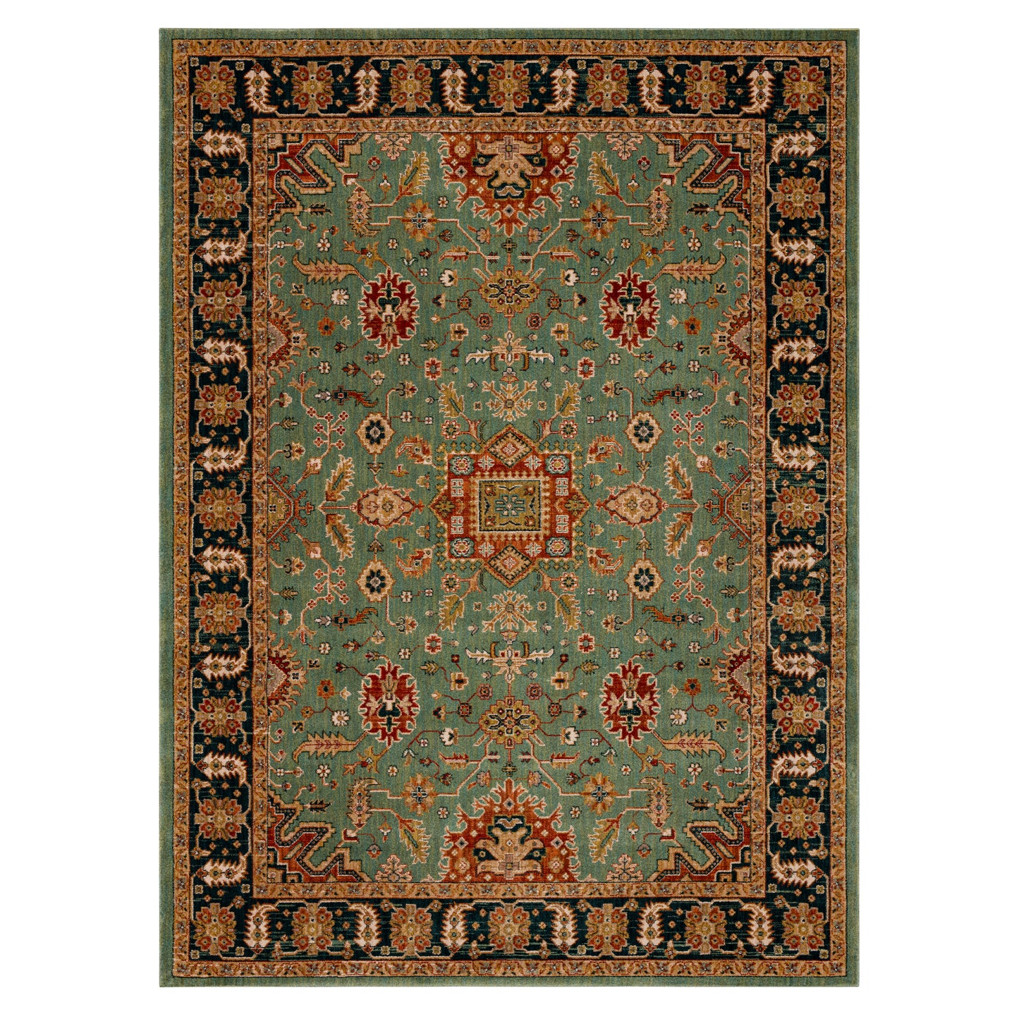 Karastan Spice Market Deir Aquamarine