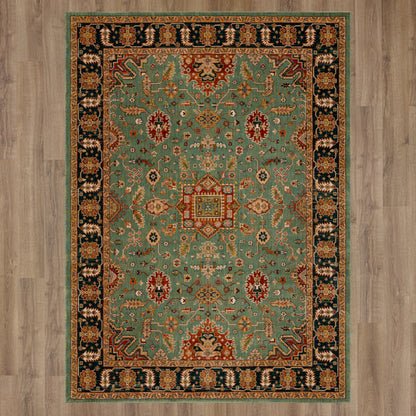 Karastan Spice Market Deir Aquamarine