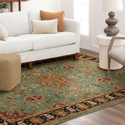 Karastan Spice Market Deir Aquamarine