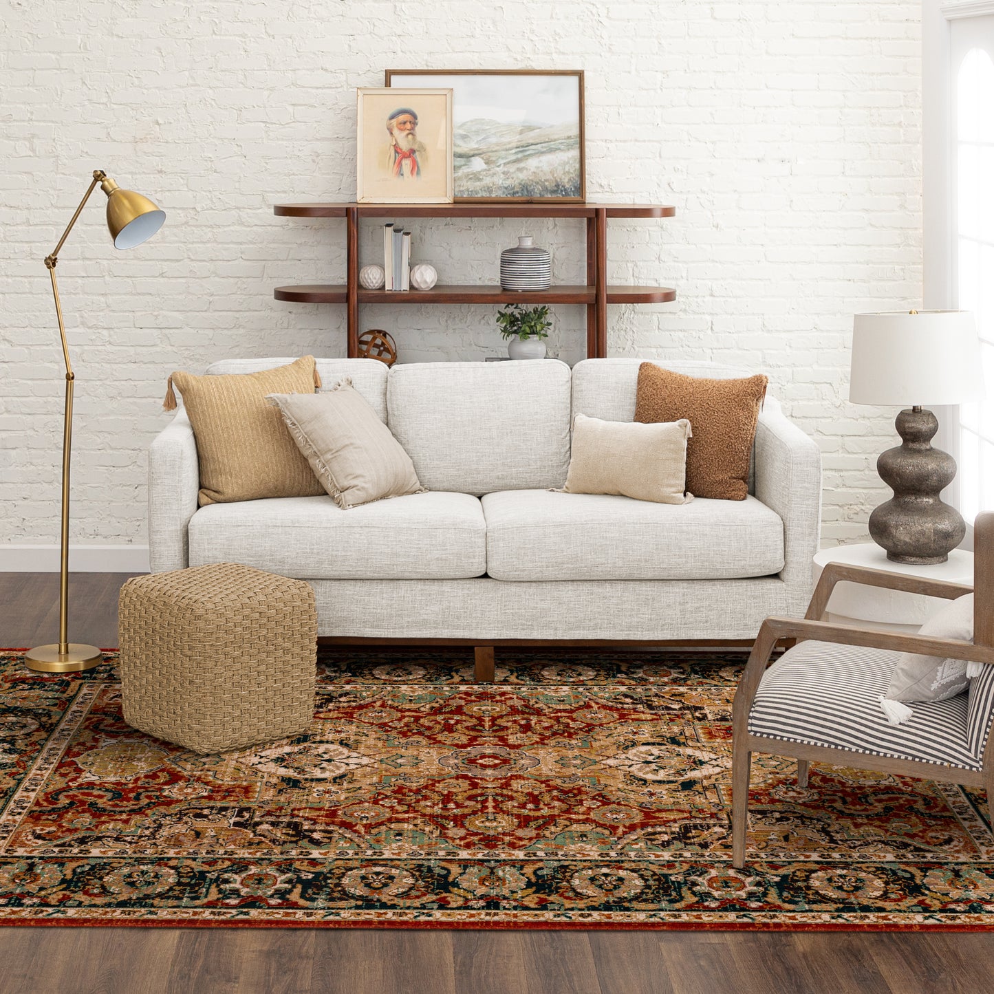 Karastan Spice Market Dhahar Garnet