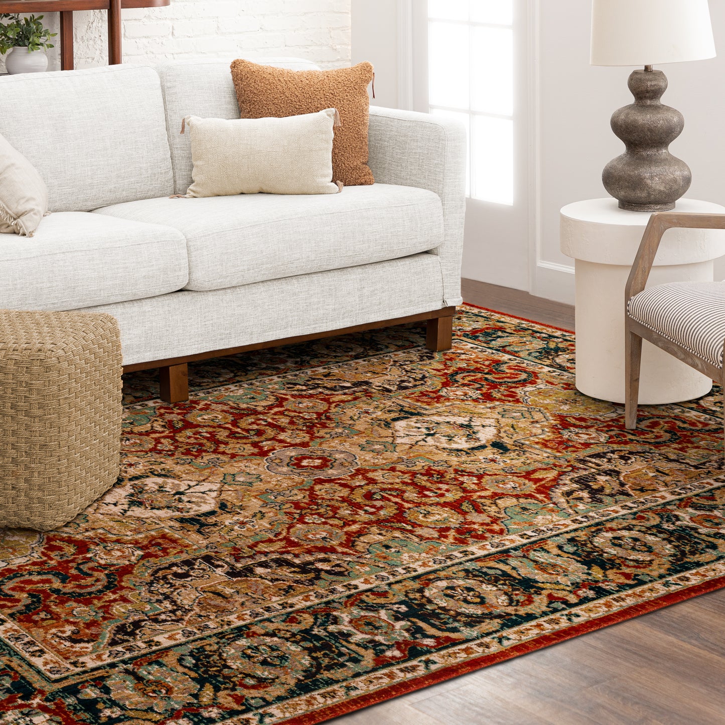 Karastan Spice Market Dhahar Garnet