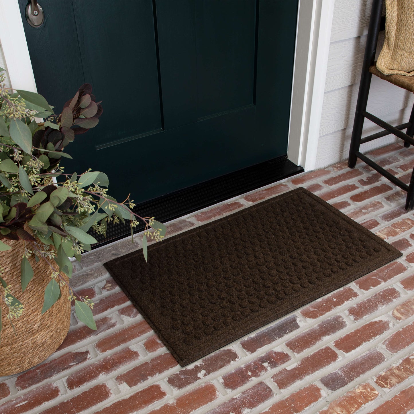 Provision Polka Brown Door Mat