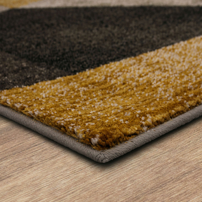 Dominica Antares Gray & Yellow Area Rug