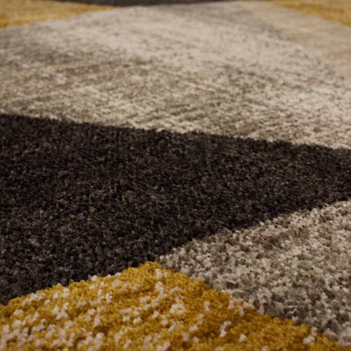 Dominica Antares Gray & Yellow Area Rug