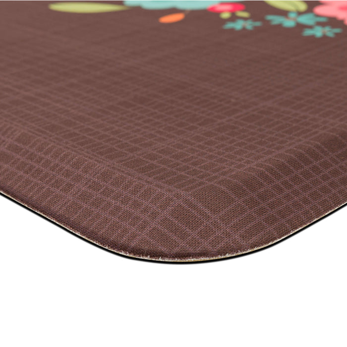 Luxe Brocade Gray & Pink Mat
