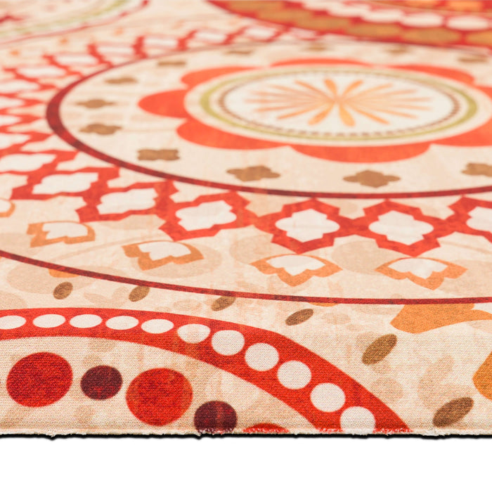 Luxe Avery Orange & White Mat