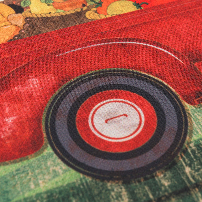 Luxe Farmstead Red & Green Mat