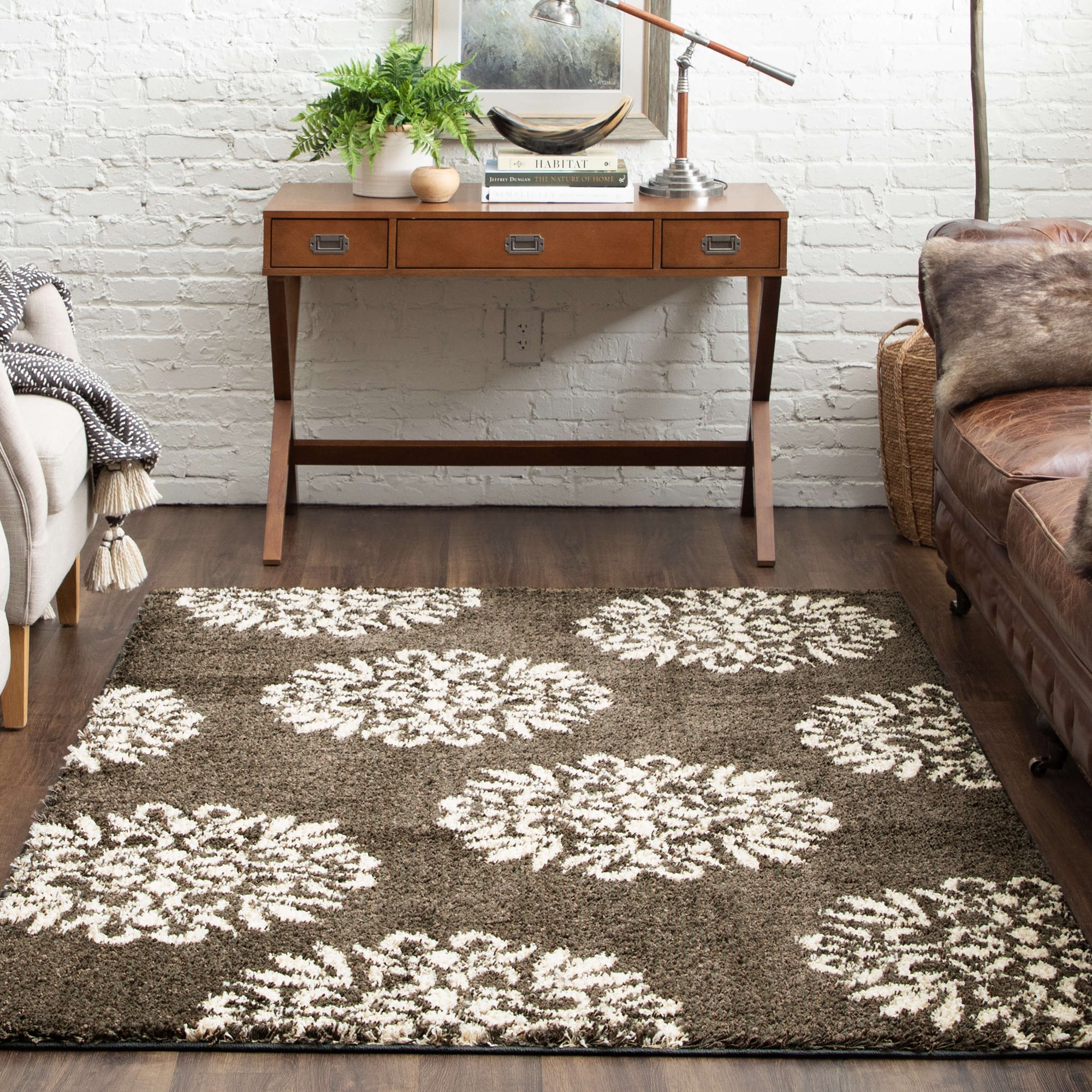Hudson Edmonton Brown & Gray Area Rug Covered By Rugs