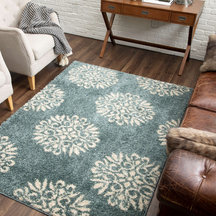 Hudson Edmonton Blue Area Rug