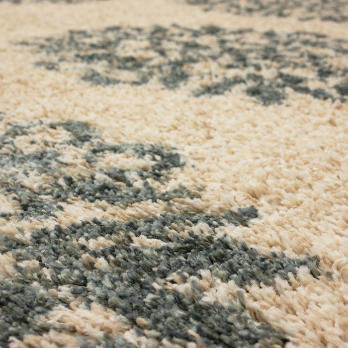 Hudson Edmonton White & Blue Area Rug