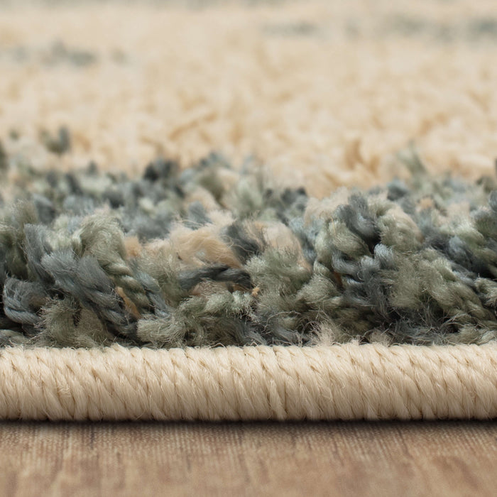 Hudson Edmonton White & Blue Area Rug