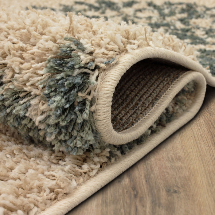 Hudson Edmonton White & Blue Area Rug