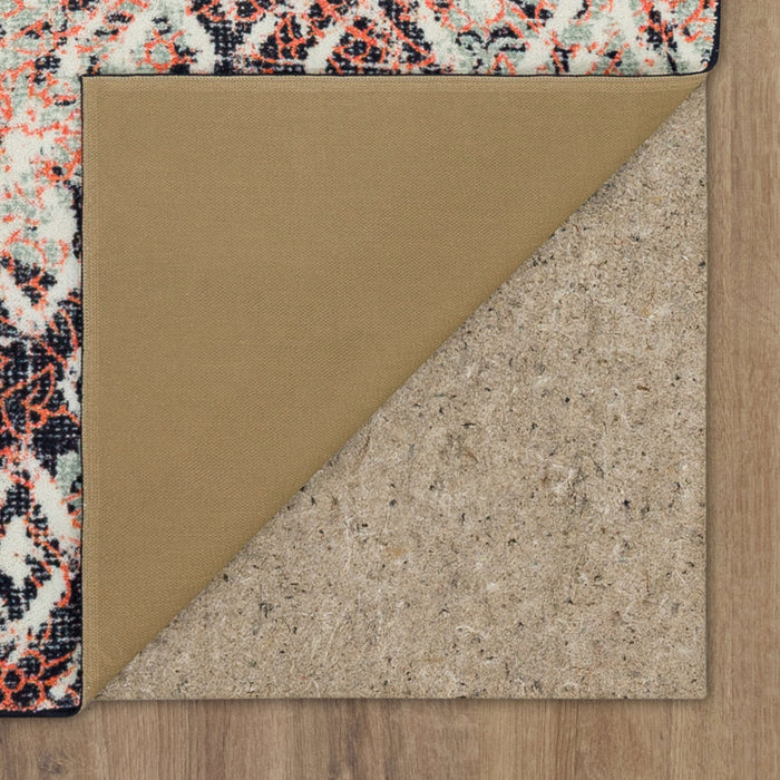Technicolor Ashbury Blue & Brown Area Rug