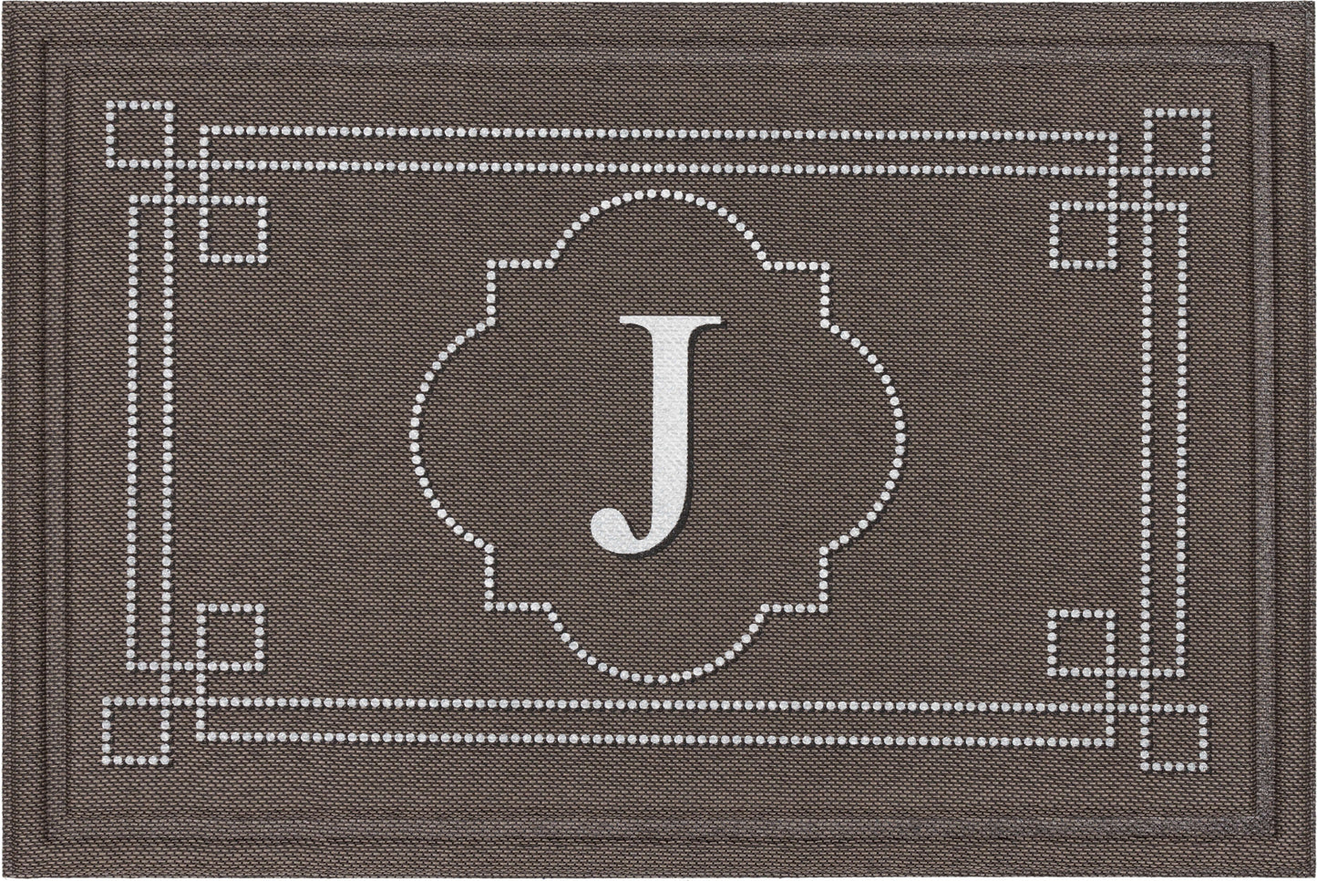 Textured Monogram Door Mat 2'x3'