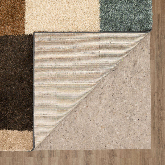 Hudson Yukon Brown & Blue Area Rug