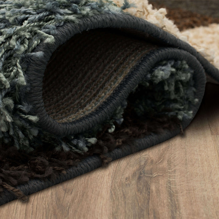 Hudson Yukon Brown & Blue Area Rug