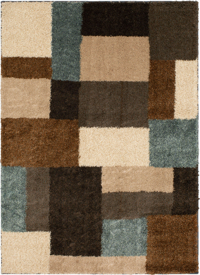 Hudson Yukon Brown & Blue Area Rug