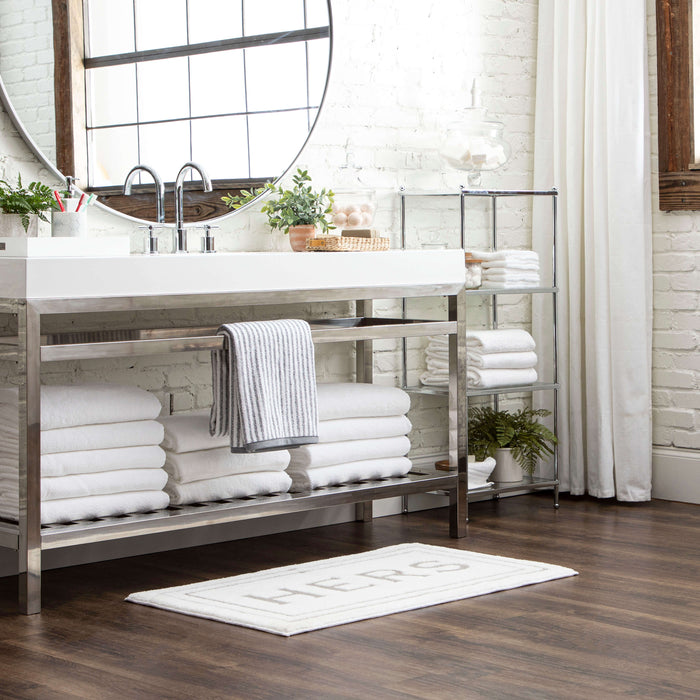 Martin Lady White Bath Mat