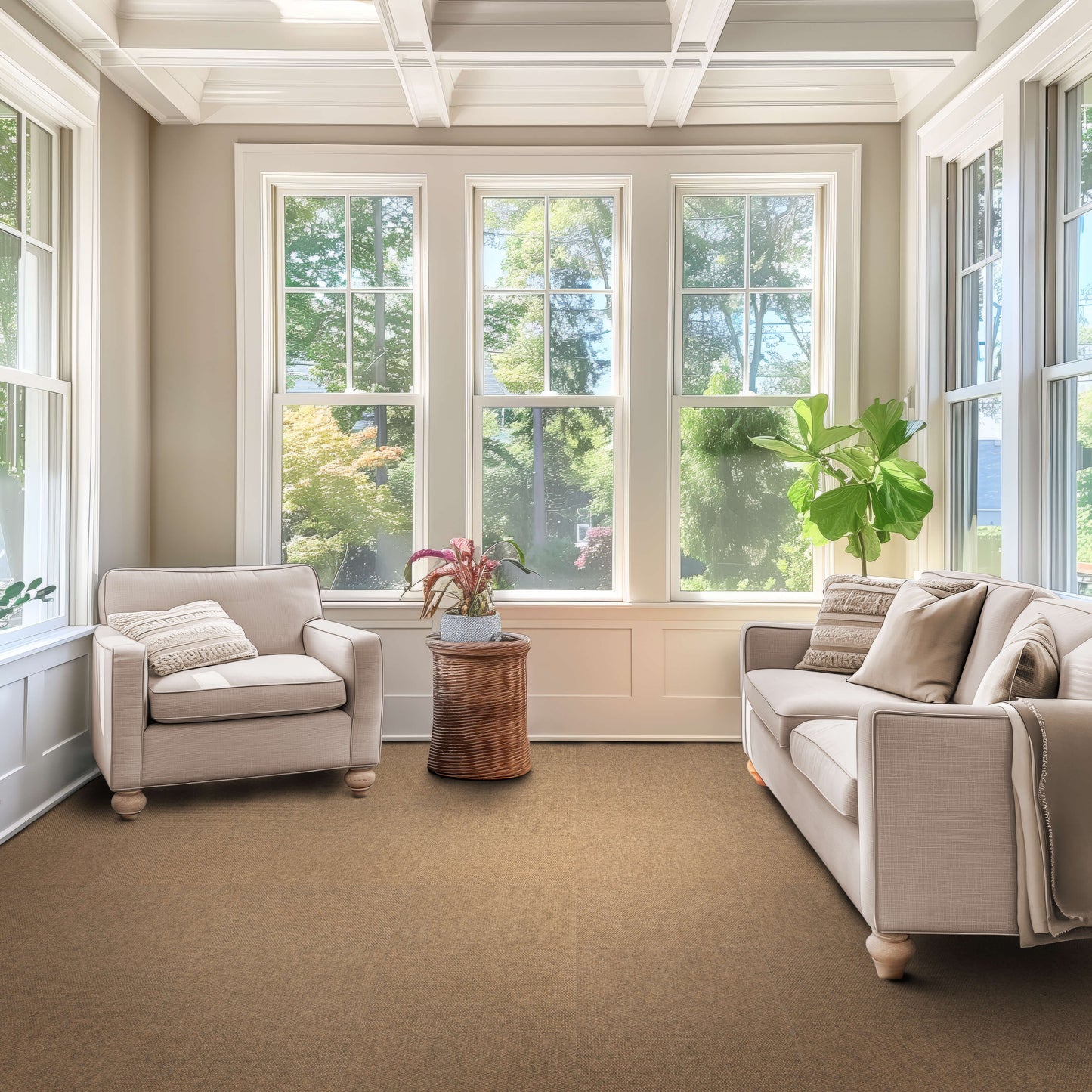 Highland Peel & Stick Carpet Tile 18" X 18"