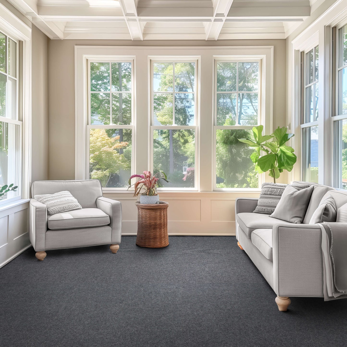 Highland Peel & Stick Carpet Tile 18" X 18"