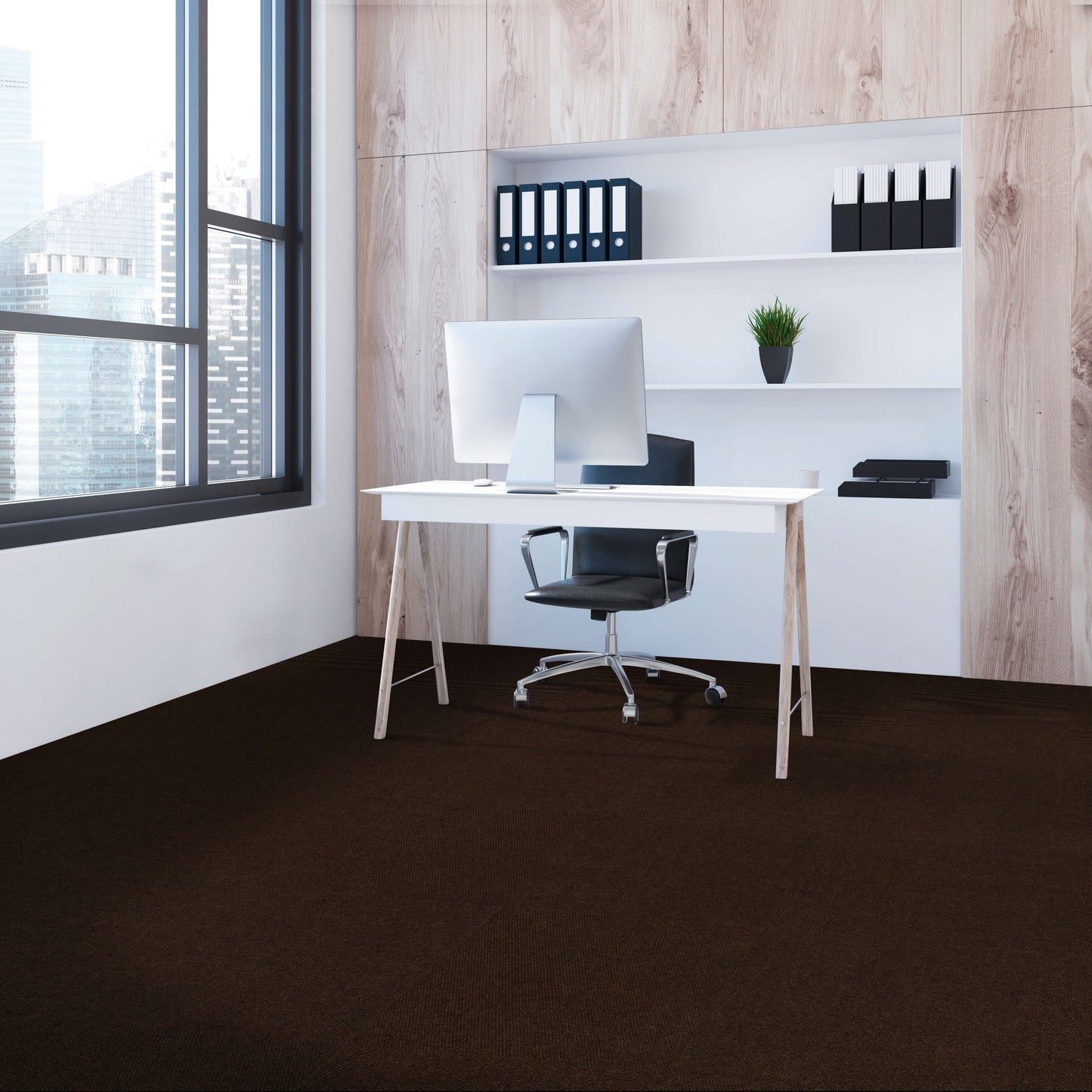 Hob-Main Street Peel & Stick Carpet Tile 24" X 24"