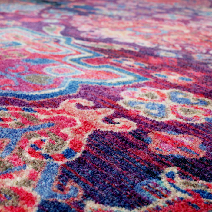 Technicolor Hampton Purple Area Rug