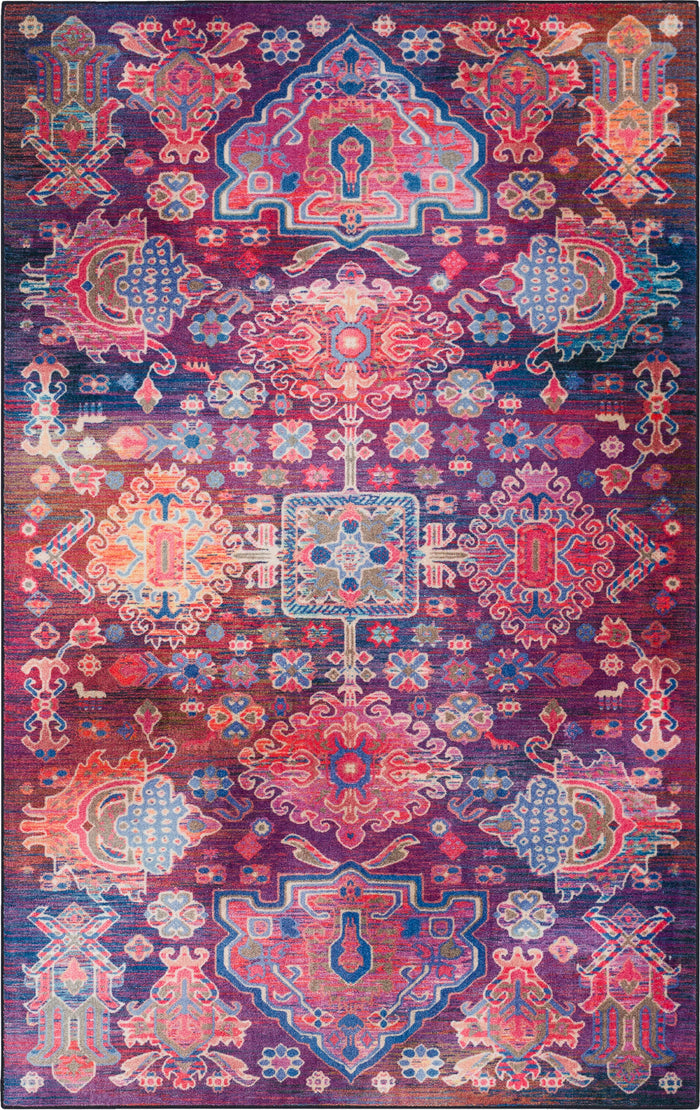 Technicolor Hampton Purple Area Rug