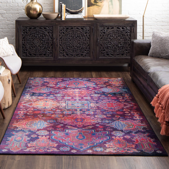 Technicolor Hampton Purple Area Rug