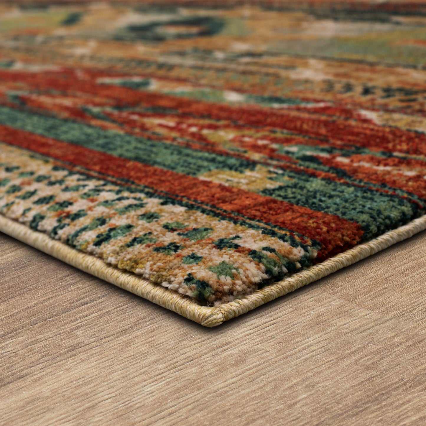 Karastan Spice Market Infused Aquamarine