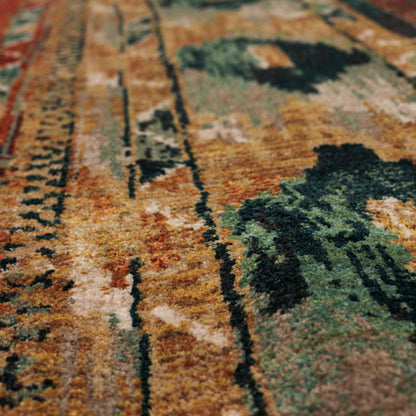 Karastan Spice Market Infused Aquamarine