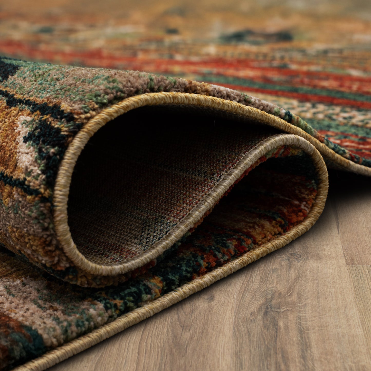 Karastan Spice Market Infused Aquamarine