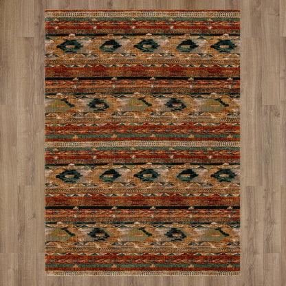 Karastan Spice Market Infused Aquamarine