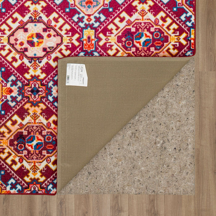 Technicolor Islands Pink & Gold Area Rug