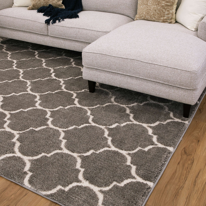 Brizo Topanga Gray Area Rug