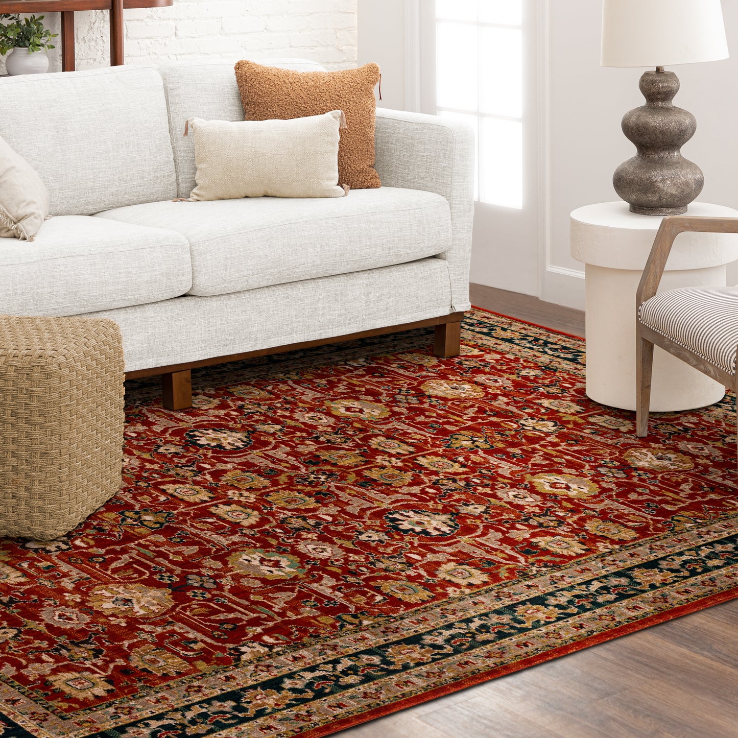 Karastan Spice Market Keralam Garnet