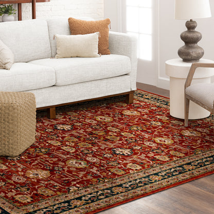 Karastan Spice Market Keralam Garnet