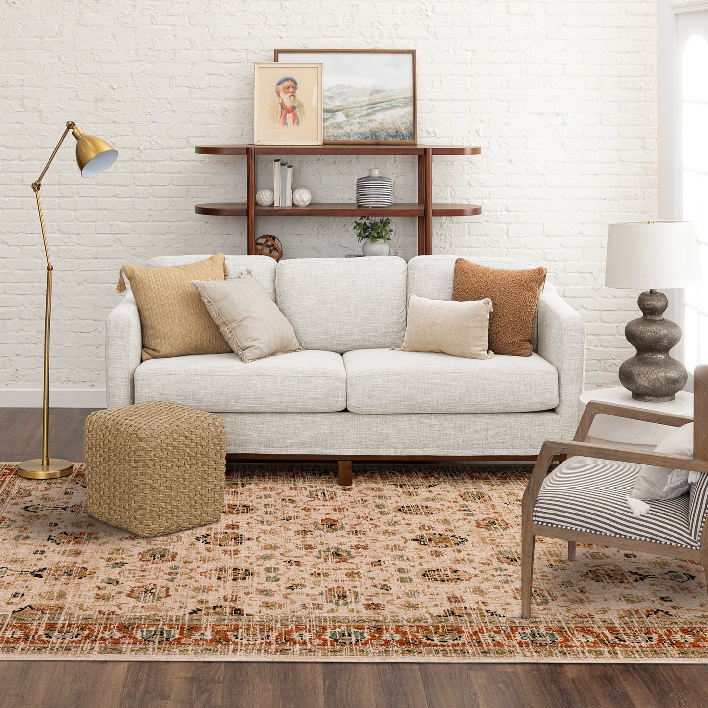 Karastan Spice Market Koyna Cream Area Rug