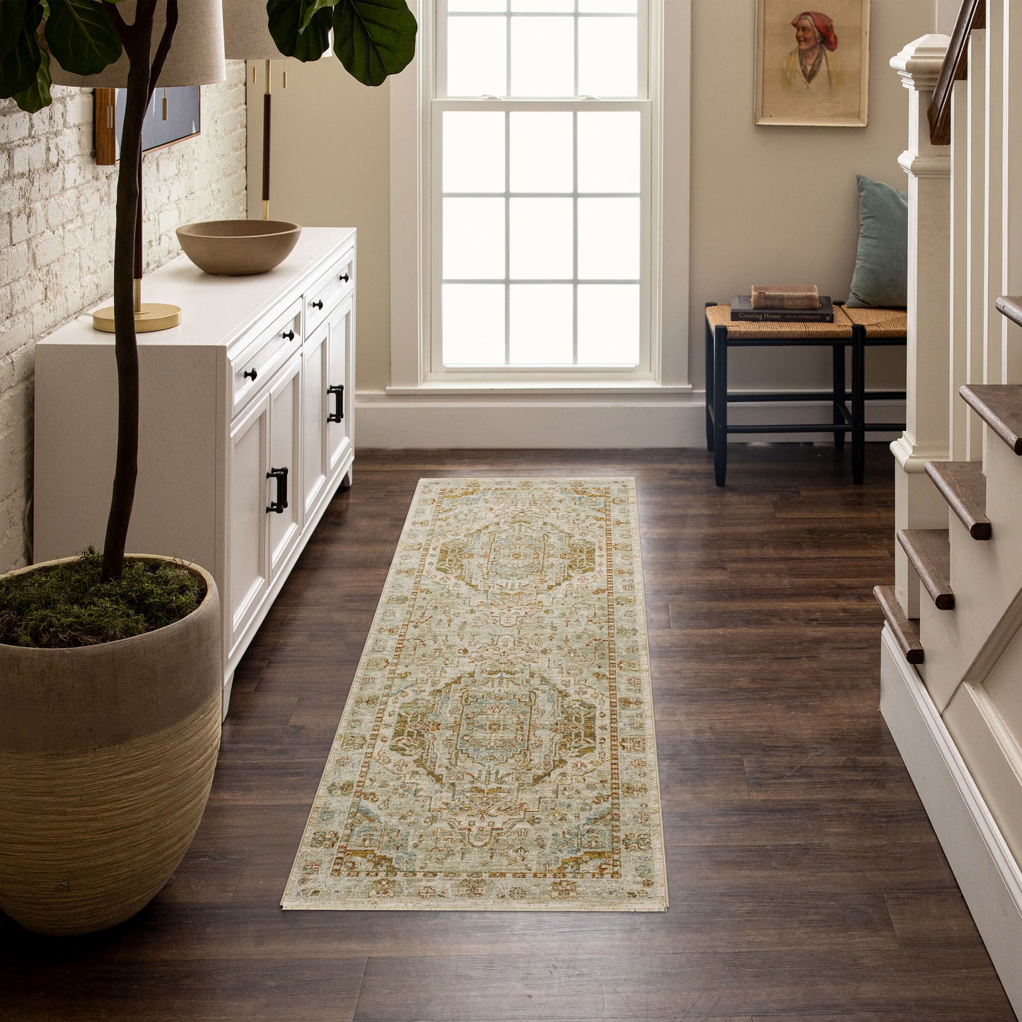 Karastan Adalia Kumra Cream Area Rug