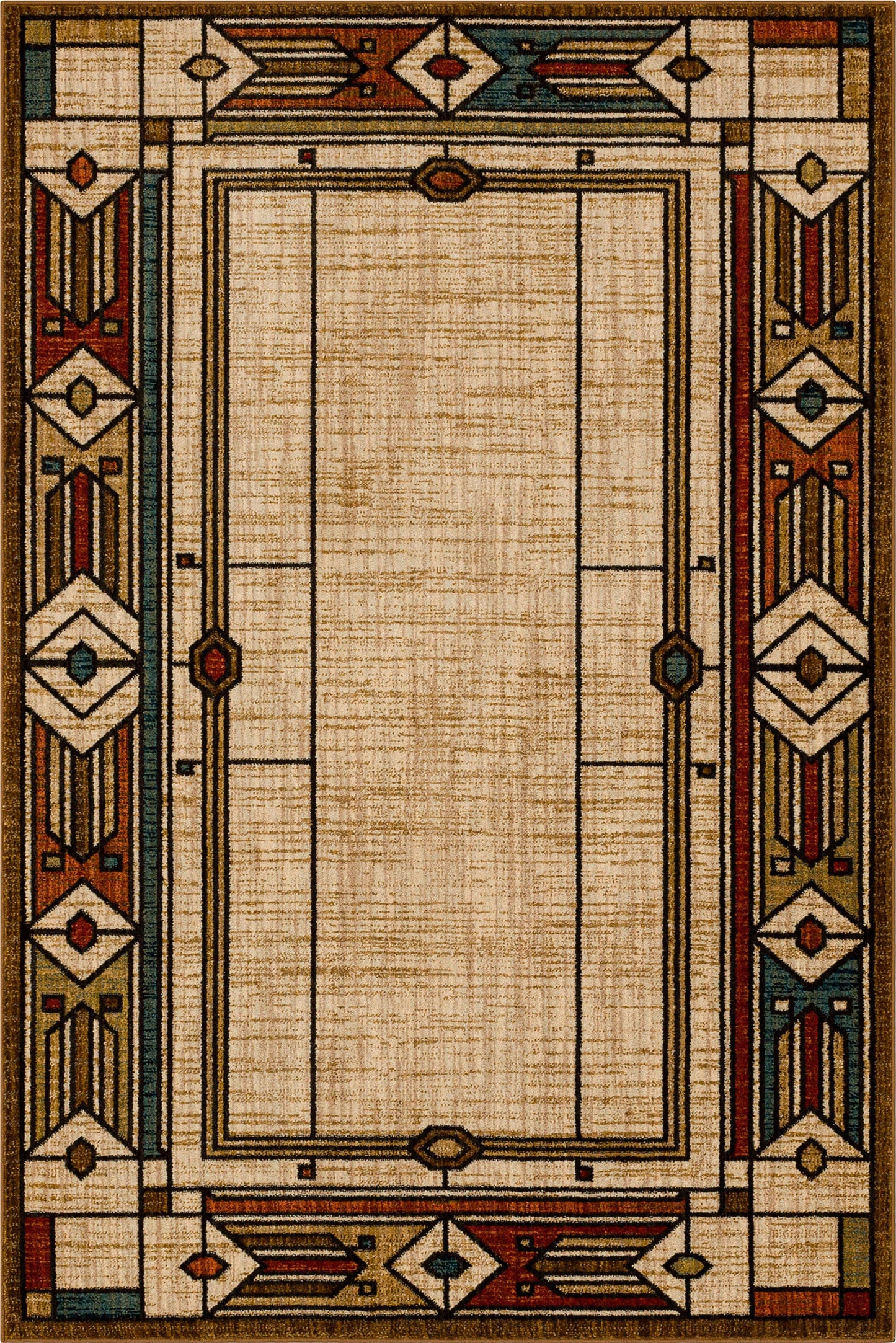 Gallery Glass Vanilla Area Rug