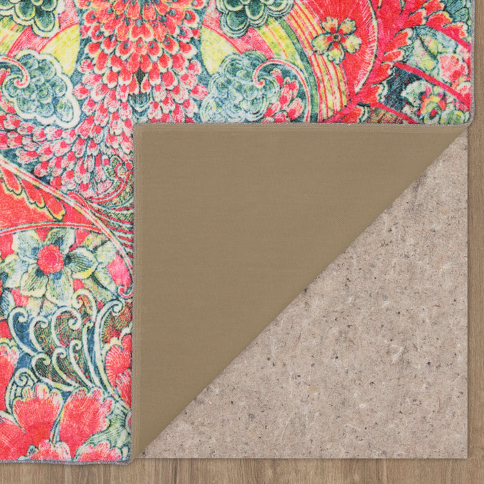 Technicolor Reverie Pink & Blue Area Rug