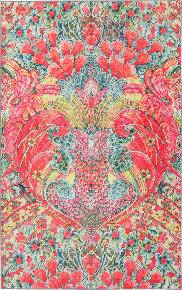 Technicolor Reverie Pink & Blue Area Rug