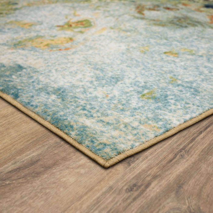 Lucia Marble Ink Blue Area Rug