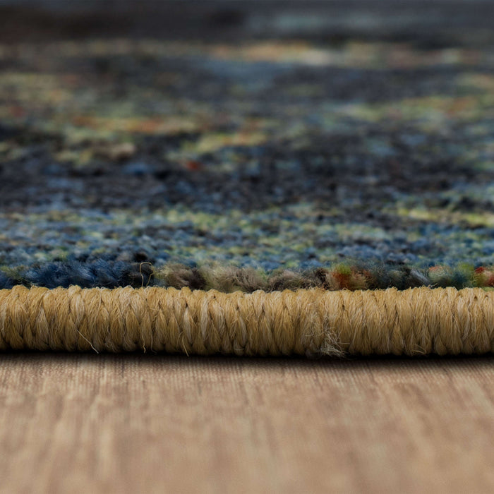 Lucia Marble Ink Blue Area Rug