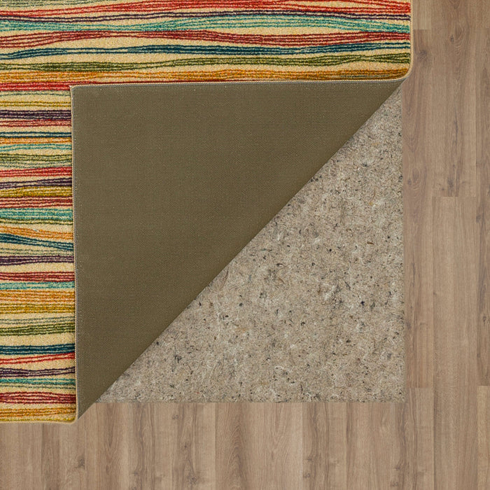 Technicolor Melanie Stripe Multi Area Rug