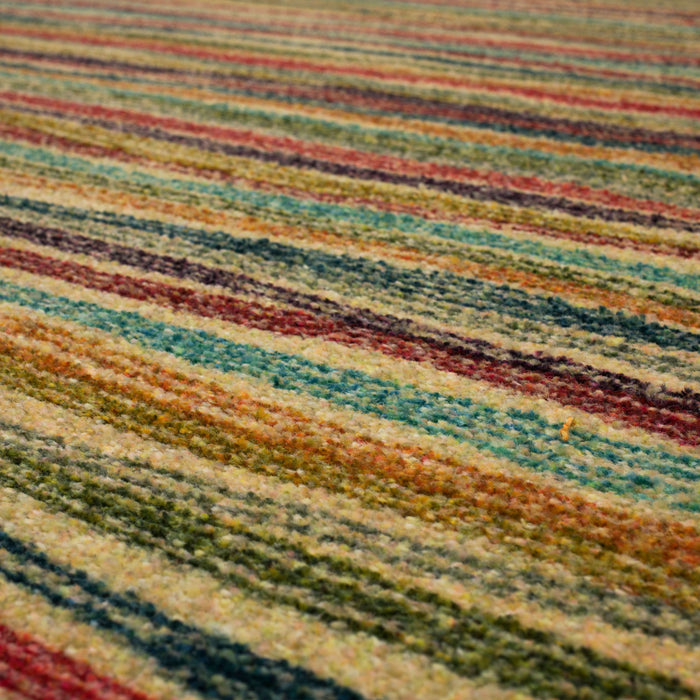 Technicolor Melanie Stripe Multi Area Rug